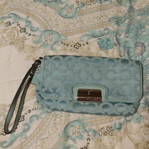 Coach wristlet clutch